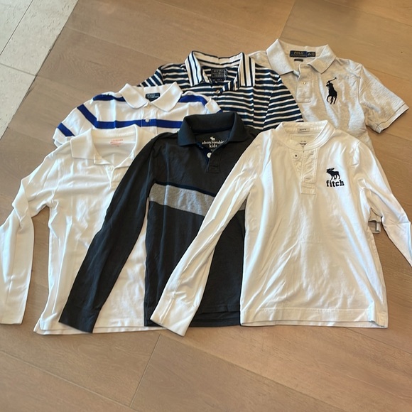 Bundle of six high-end boys shirts